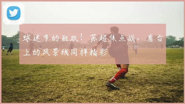 球迷节的狂欢！苏超焦点战，看台上的风景线同样精彩